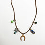 Collage Necklace: Copper (horseshoe)