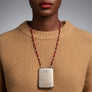 PATCH NYC Treasure Necklace: Vintage Silver Plated Compact Case