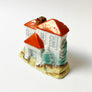 Vintage House with an Orange Roof Porcelain Incense Burner
