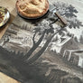 PATCH NYC Italian Landscape Sepia Linen Tea Towel