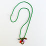 Collage Necklace: Light Green with Horseshoe (J2619)