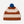 Jo Gordon Rusty Brown and Oatmeal Stripe Pom Pom Lambswool Hat