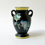 Vintage Hand Painted Double Handle Ceramic Vase Made in Japan