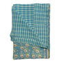 Vintage Kantha Reversible Cotton Throw Blanket (9C)