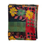 Vintage Kantha Reversible Cotton Throw Blanket (D1)