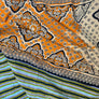 Vintage Kantha Reversible Cotton Throw Blanket (D3)