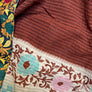 Vintage Kantha Reversible Cotton Throw Blanket (D4)