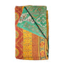 Vintage Kantha Reversible Cotton Throw Blanket (A11)