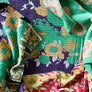 Vintage Kantha Reversible Cotton Throw Blanket (A17)