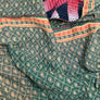 Vintage Kantha Reversible Cotton Throw Blanket (E1)