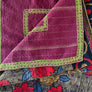 Vintage Kantha Reversible Cotton Throw Blanket (C1)