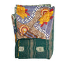 Vintage Kantha Reversible Cotton Throw Blanket (D1)