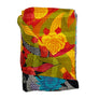 Vintage Kantha Reversible Cotton Throw Blanket (E3)
