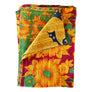Vintage Kantha Reversible Cotton Throw Blanket (C3)