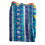 Vintage Kantha Reversible Cotton Throw Blanket (B4)