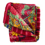 Vintage Kantha Reversible Cotton Throw Blanket (C5)