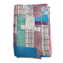 Vintage Kantha Reversible Cotton Throw Blanket (B5)