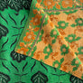 Vintage Kantha Reversible Cotton Throw Blanket (B7)