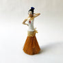 Vintage Porcelain Figural Clothing Brush Made in Germany