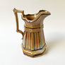 Vintage Ironstone Large Striped Pitcher