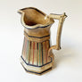 Vintage Ironstone Large Striped Pitcher