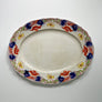Vintage Transferware Floral Border Large Oval Platter