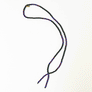 Lariat Hand-Beaded Necklace (Black)