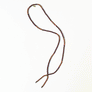 Lariat Hand-Beaded Necklace (Brown)