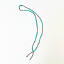 Lariat Hand-Beaded Necklace (Turquoise)