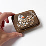 Waylande Gregory Leopard Box Matte Brown