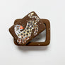 Waylande Gregory Leopard Box Matte Brown
