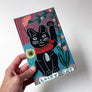 Nathalie Lété: Lucky Cat, Original Painting