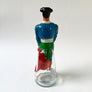 Vintage Figural Matador Painted Glass Liquor Bottle Made in Spain