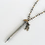 PATCH NYC Treasure Necklace: Vintage Silver Plated Mechanical Pencil