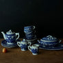 Vintage Miniature Blue Willow Porcelain Tea Set Made in Japan (Set of 20)