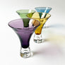 Vintage Martini Glasses Multi Color (Set of 4)