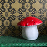 Red Cap Mushroom Sculpture Table Lamp