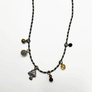 Collage Necklace: Grey & Black