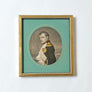 Napoleon Vintage Print in Gold Tone Wood Frame