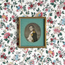 Napoleon Vintage Print in Gold Tone Wood Frame