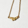 Hand with Fruit Silhouette Necklace