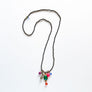 Collage Necklace: Black & Gold (10-10)