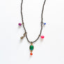 Collage Necklace: Black & Gold (10-10)