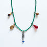 Collage Necklace: Green (10-12)