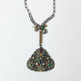 Treasure Necklace: Vintage Gem Encrusted Clip