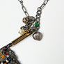 Treasure Necklace: Vintage Gem Encrusted Clip