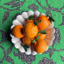 Ripe Orange Glass Ornament