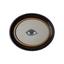 Don Carney Blue Eye Art Print in Vintage Oval Frame