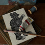 Astier de Villatte x PATCH NYC Owl & Bear Two Sided Notebook