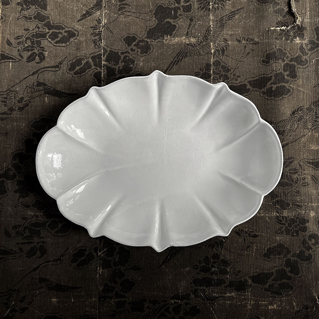 Astier de Villatte Oval Drapé Platter – PATCH NYC